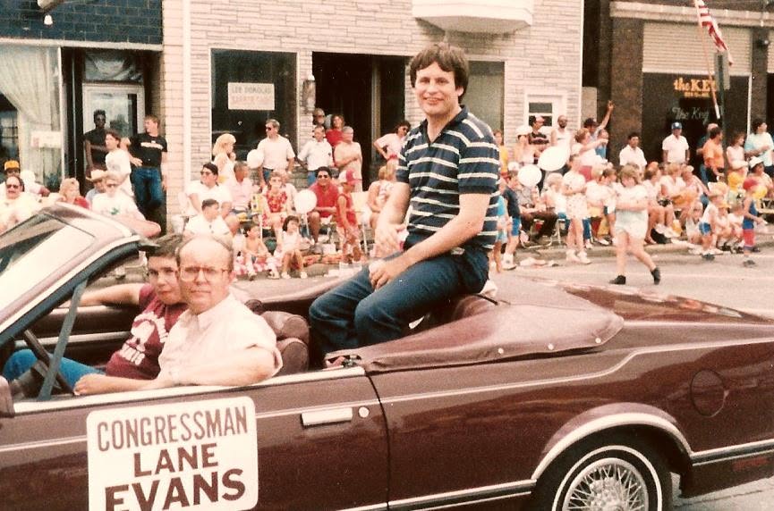 Lane on parade