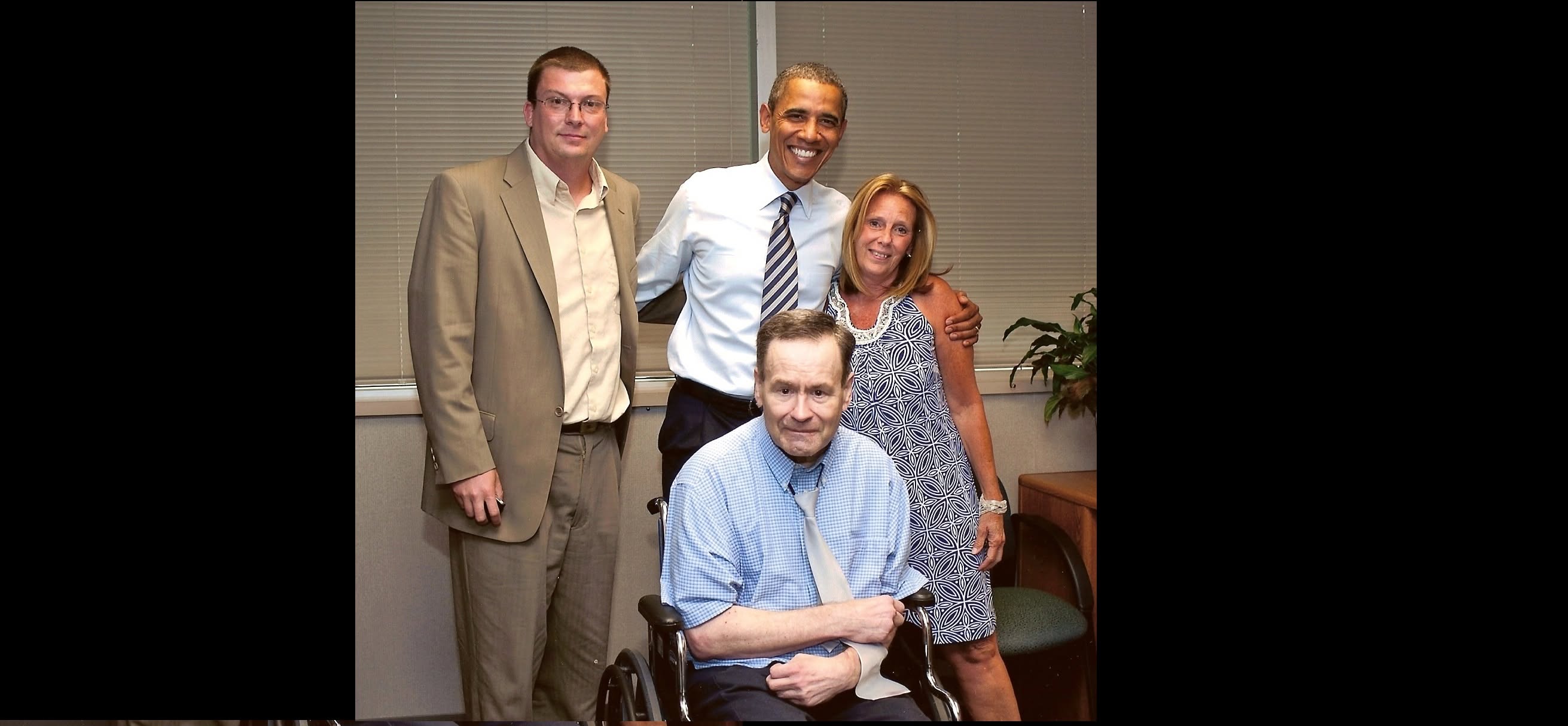 With President Obama, 2011