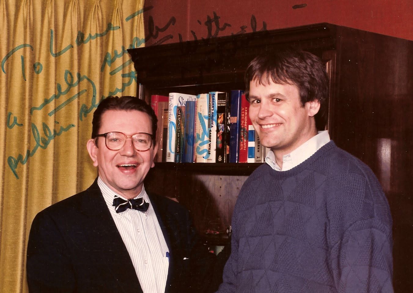 With Sen. Paul Simon &mdash; “a really superb public servant”