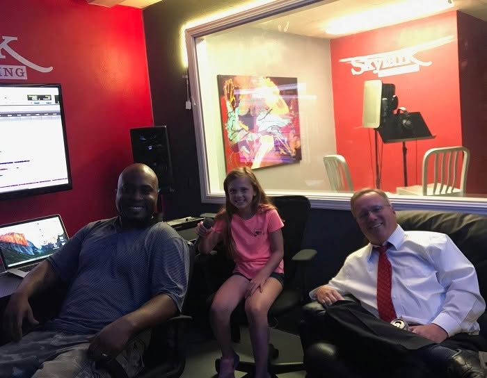 Recording the Guts audiobook at Skylark