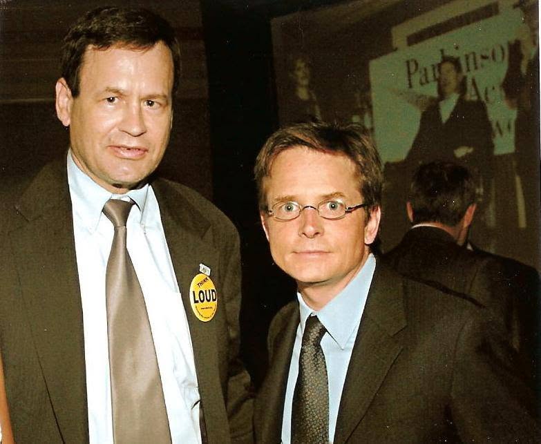 With Michael J. Fox &mdash; Parkinson&rsquo;s advocacy